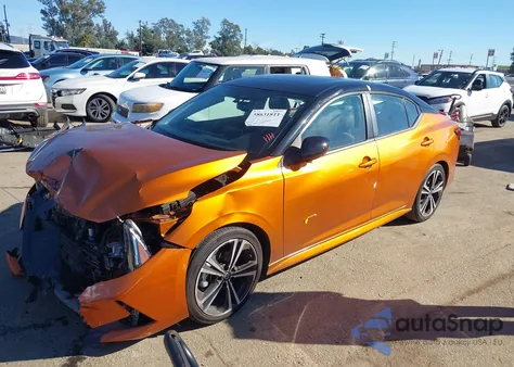 2021 Nissan Sentra Sr Xtronic Cvt z USA, uszkodzony, nr VIN 3N1AB8DV8MY231861